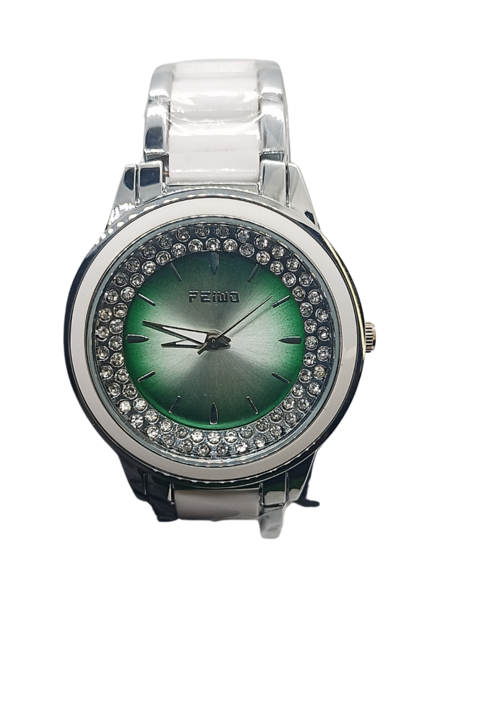 FEMIO Women’s Luxury Green Dial Watch