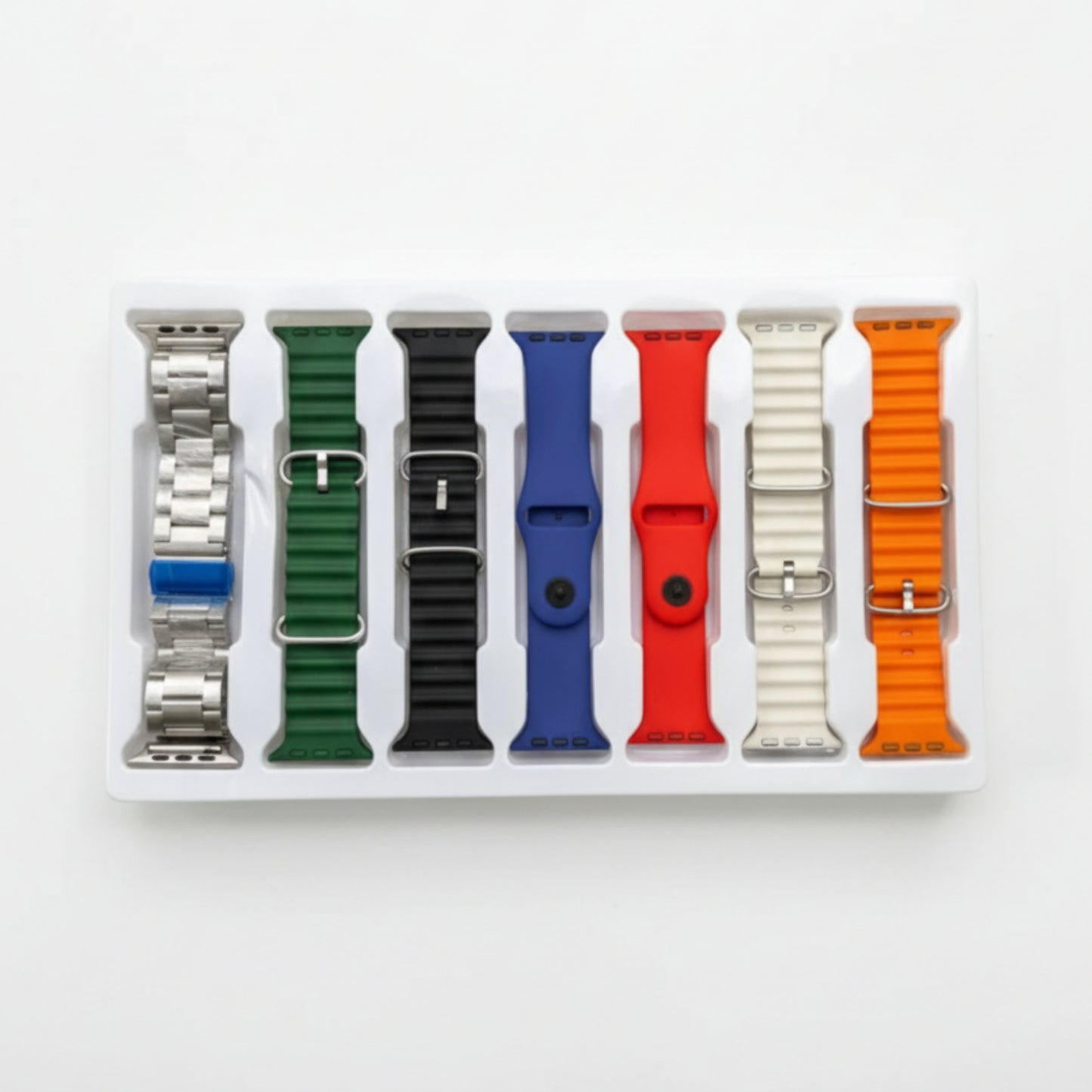 Crown 7+2 Smartwatch Combo (2 Smartwatches + 7 Straps)