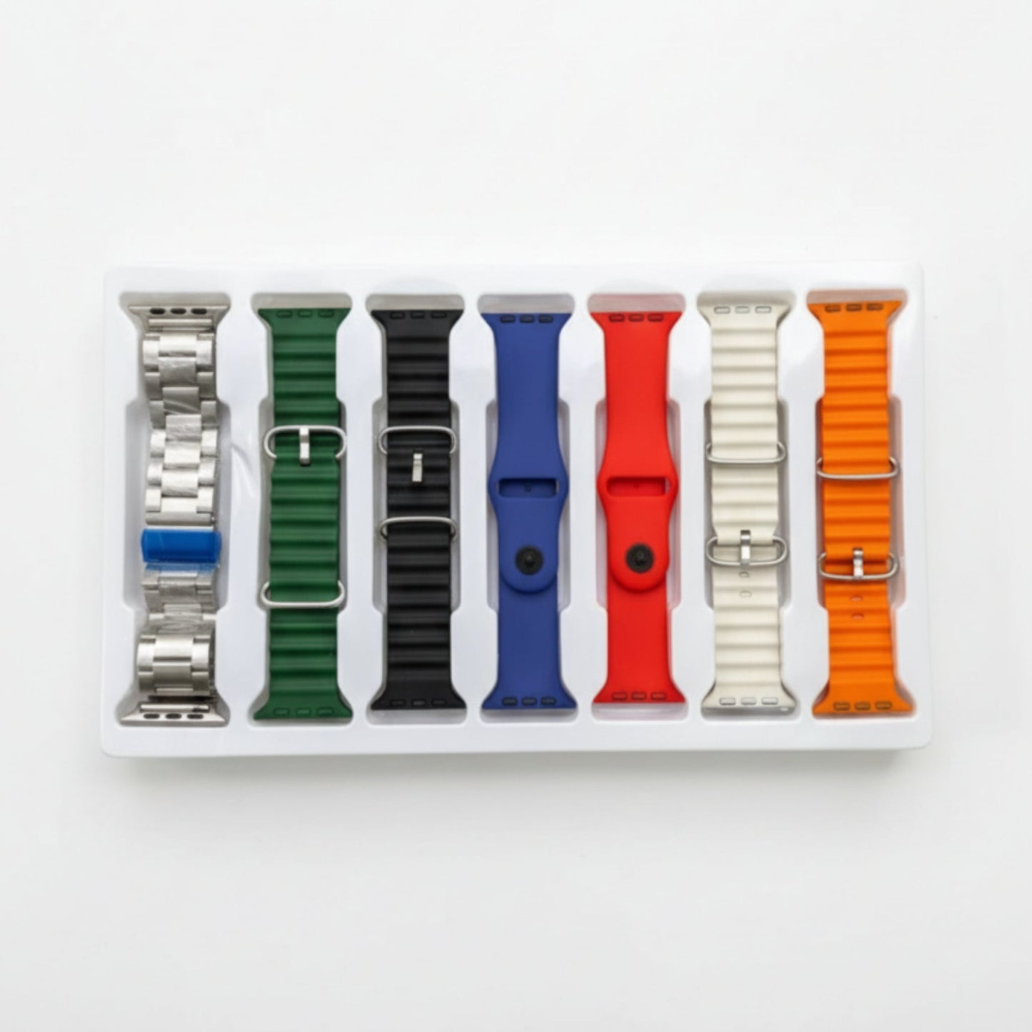 Crown 7+2 Smartwatch Combo (2 Smartwatches + 7 Straps)