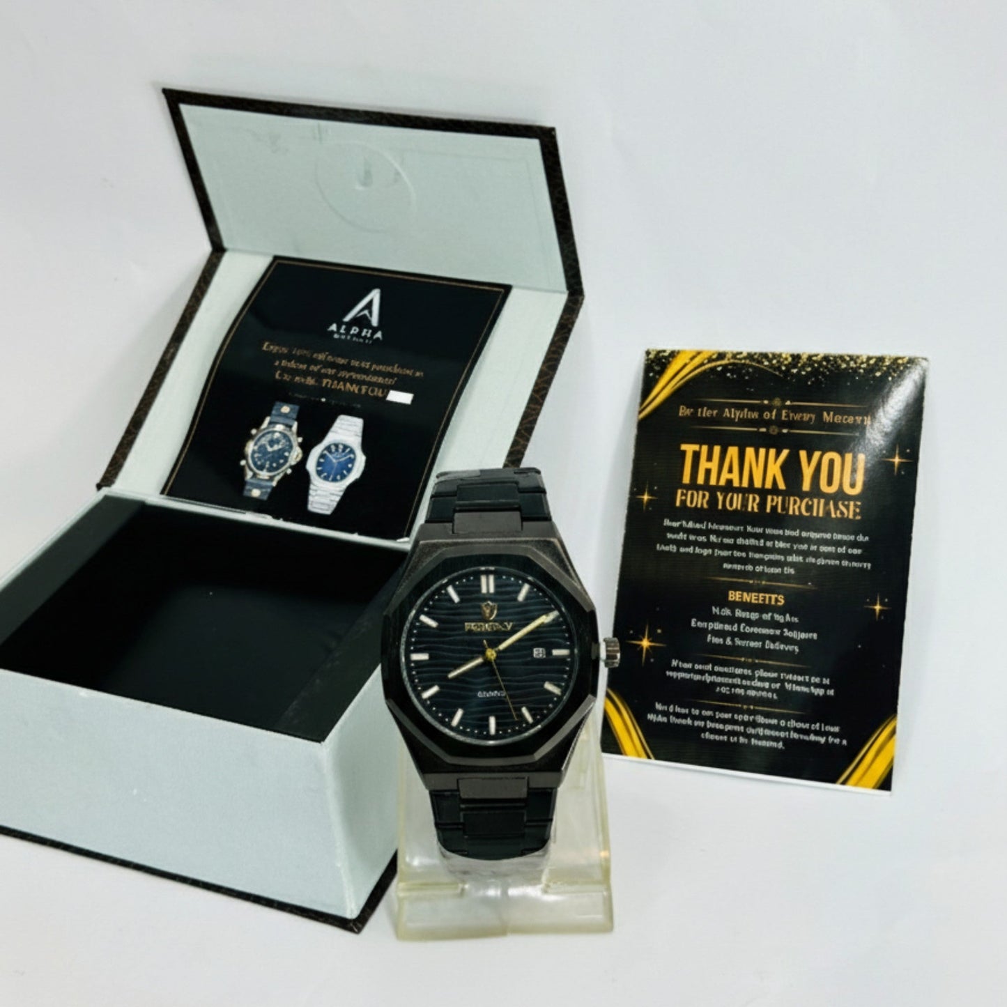 Foxfly – Black Luxury Men’s Watch