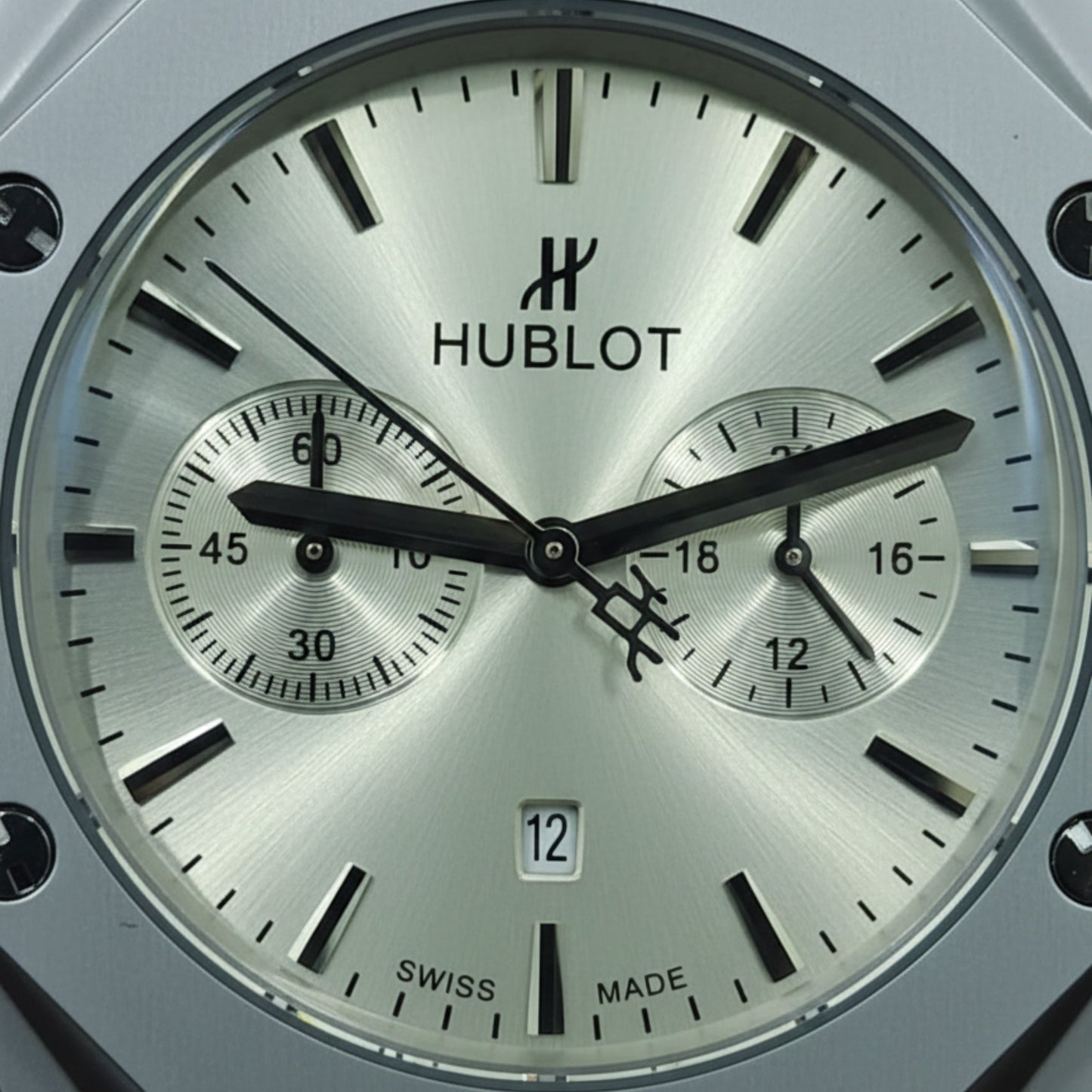 Hublot-Inspired Chronograph Watch for Men – Multi-Color