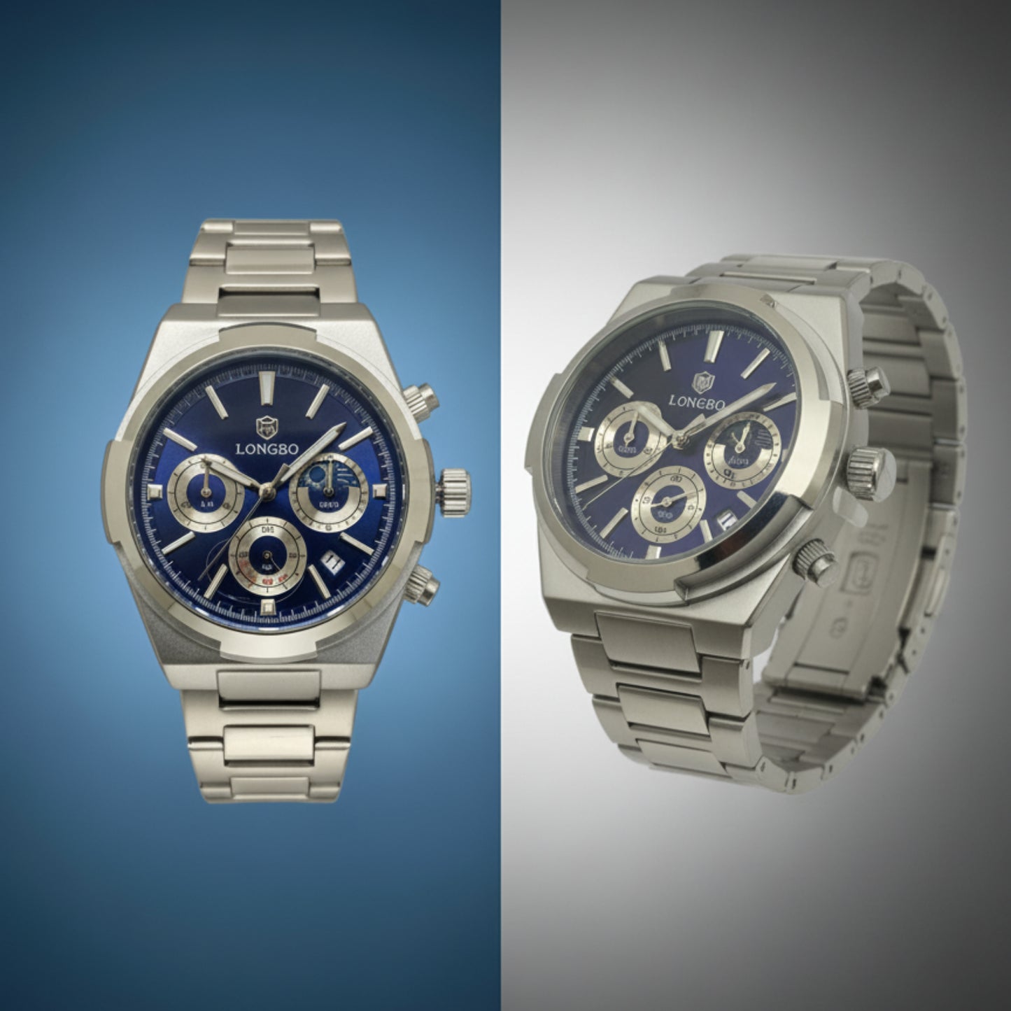 Alpha ChronoBlue – Luxury Steel Men’s Watch
