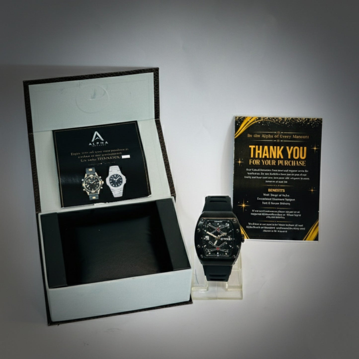 Alpha X-Gear – Skeleton Dial Sport Luxury Watch