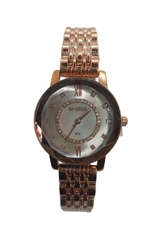 Saneesi Luxury Women’s Rose Gold Watch