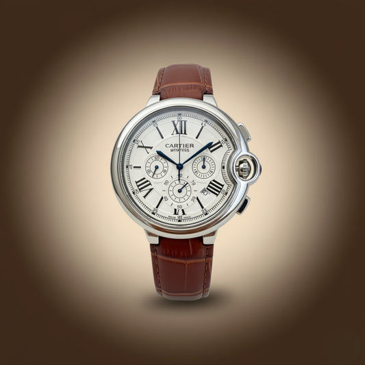Classic Chronograph – Brown Leather Edition