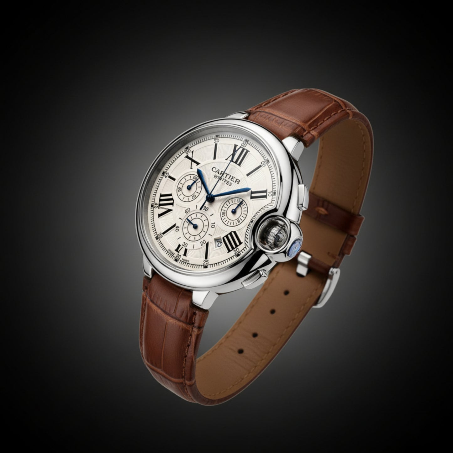 Classic Chronograph – Brown Leather Edition