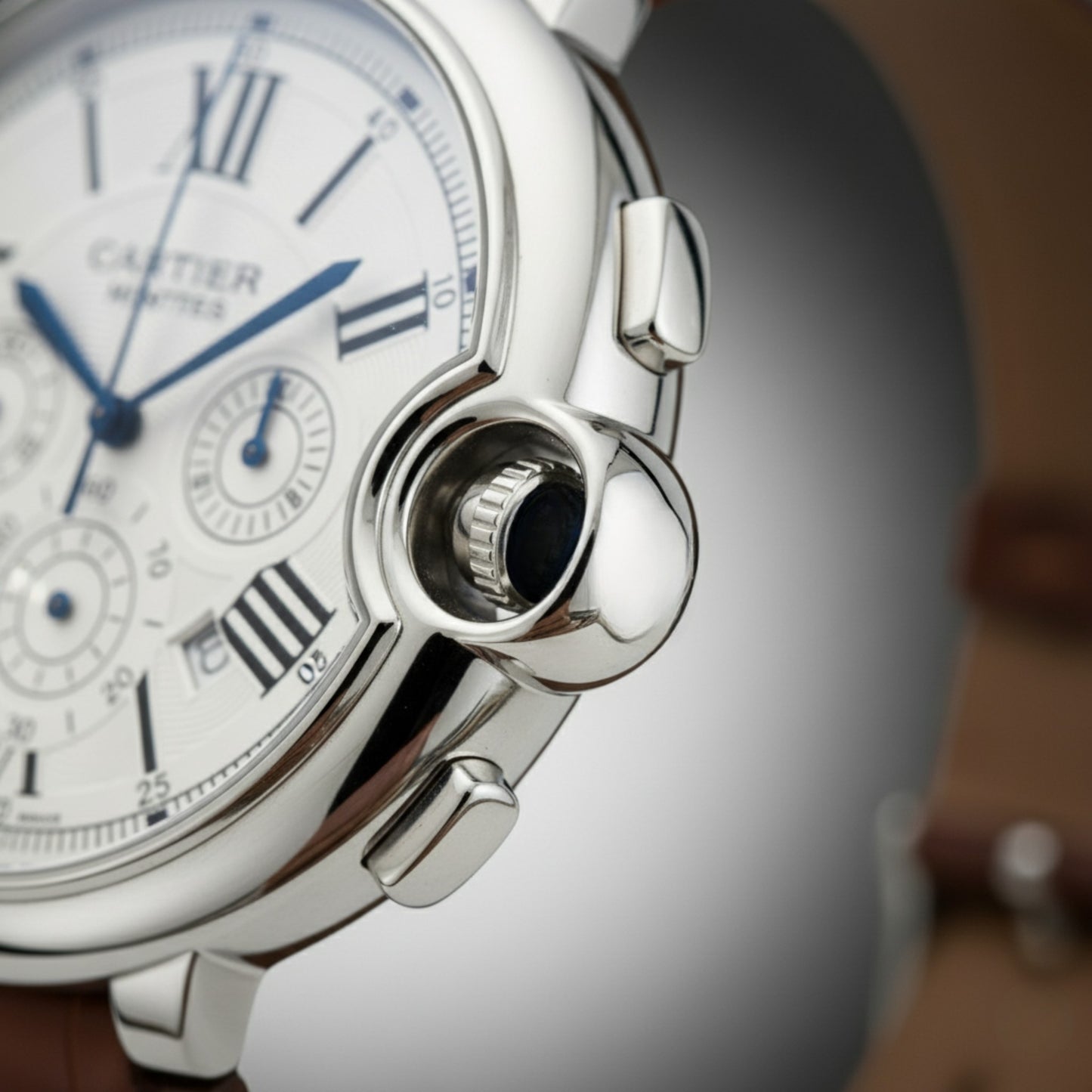 Classic Chronograph – Brown Leather Edition