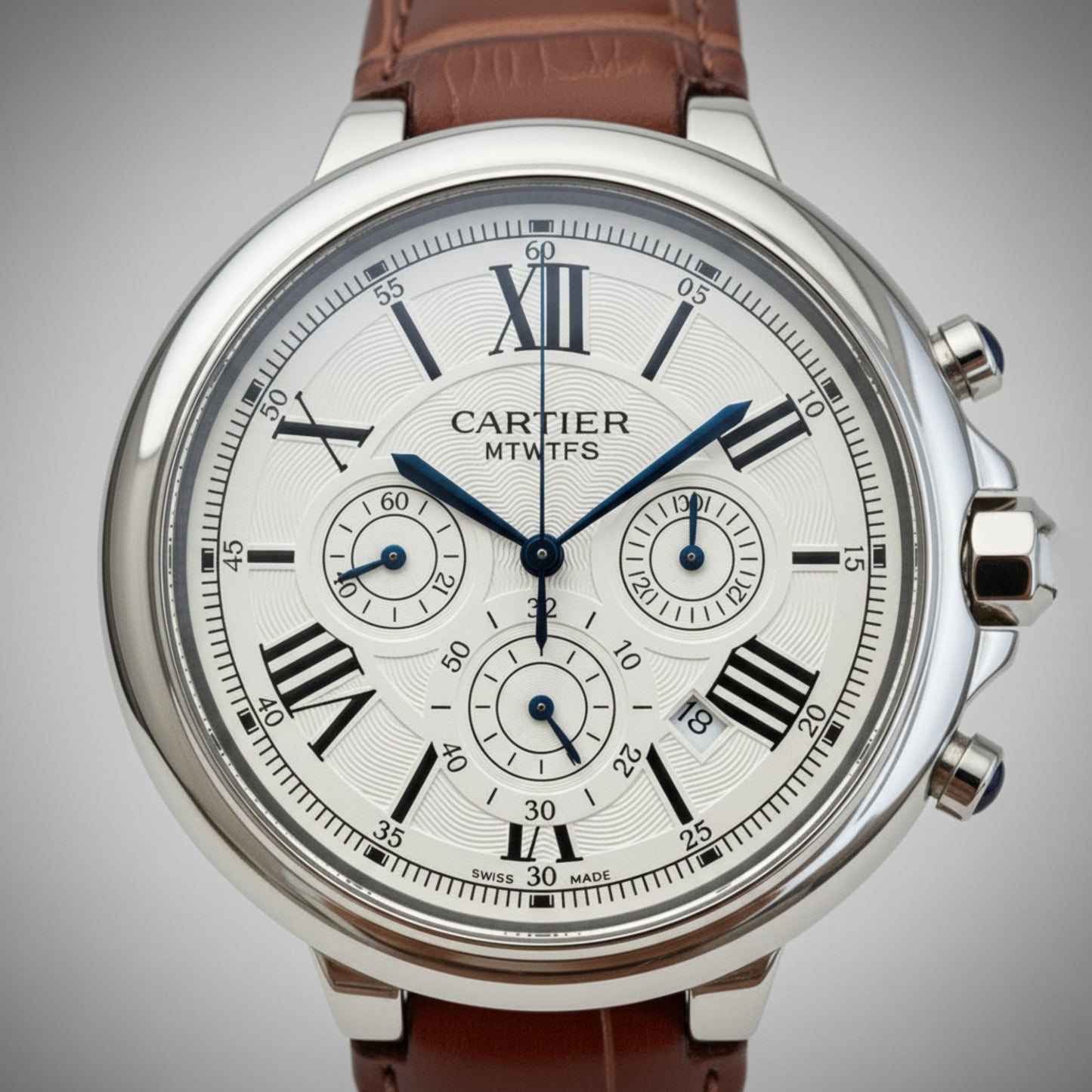 Classic Chronograph – Brown Leather Edition