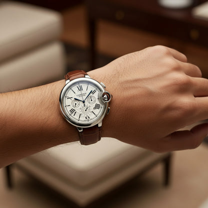 Classic Chronograph – Brown Leather Edition