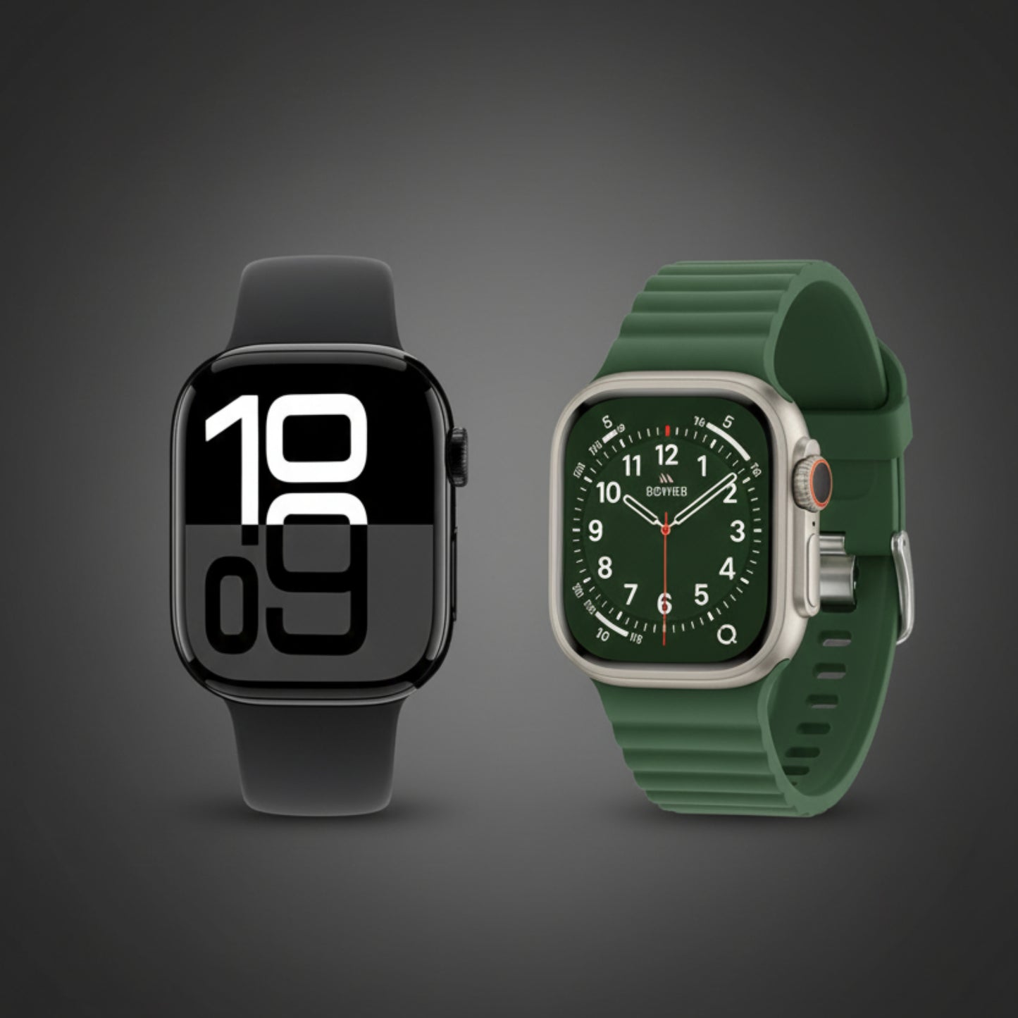 Crown 7+2 Smartwatch Combo (2 Smartwatches + 7 Straps)