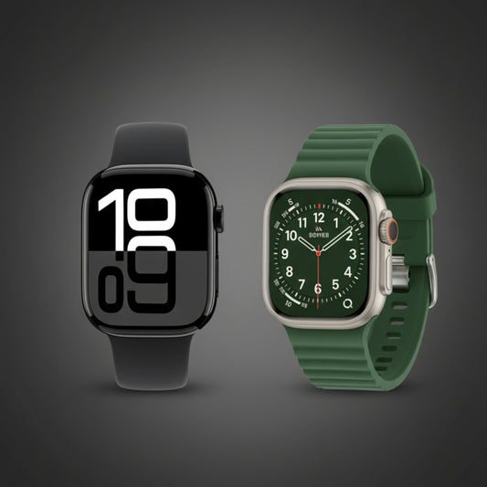 Crown 7+2 Smartwatch Combo (2 Smartwatches + 7 Straps)