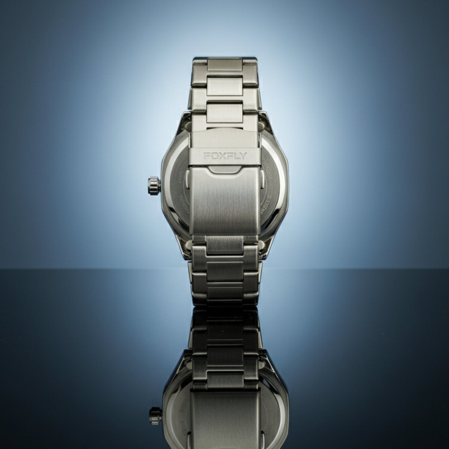 Foxfly – Blue Dial Silver Watch