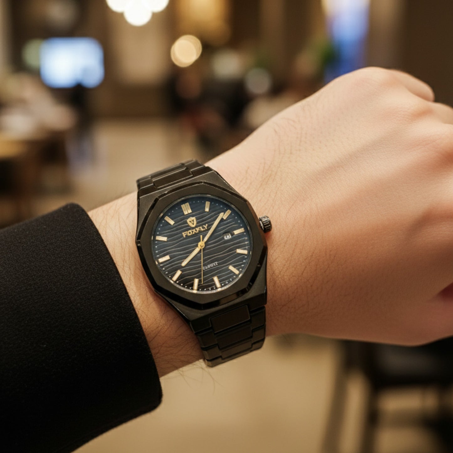 Foxfly – Black Luxury Men’s Watch