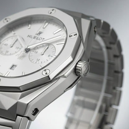 Hublot-Inspired Chronograph Watch for Men – Multi-Color