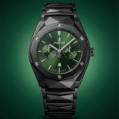Hublot-Inspired Chronograph Watch for Men – Multi-Color