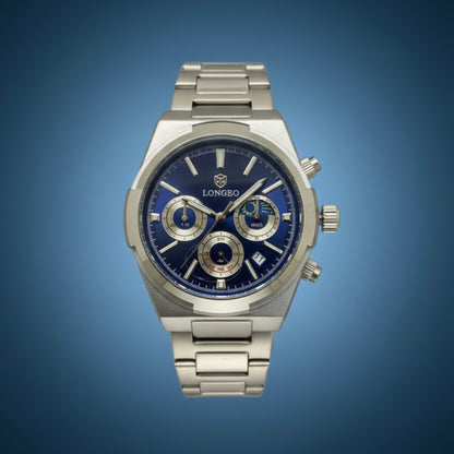Alpha ChronoBlue – Luxury Steel Men’s Watch