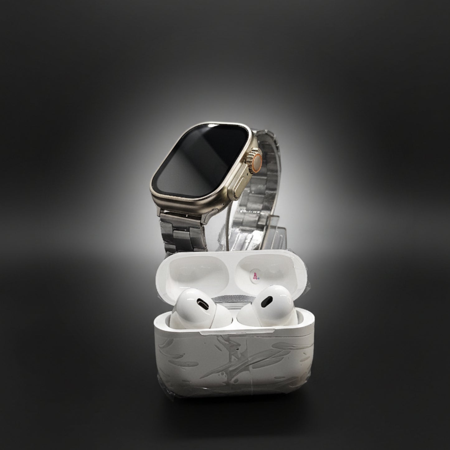 MK-S900 Smartwatch – AMOLED Display with 7 Straps &amp; Earbuds