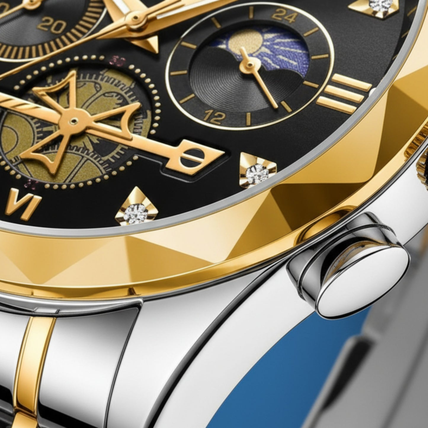 Poedagar Fusion – Black Dial Golden Edition