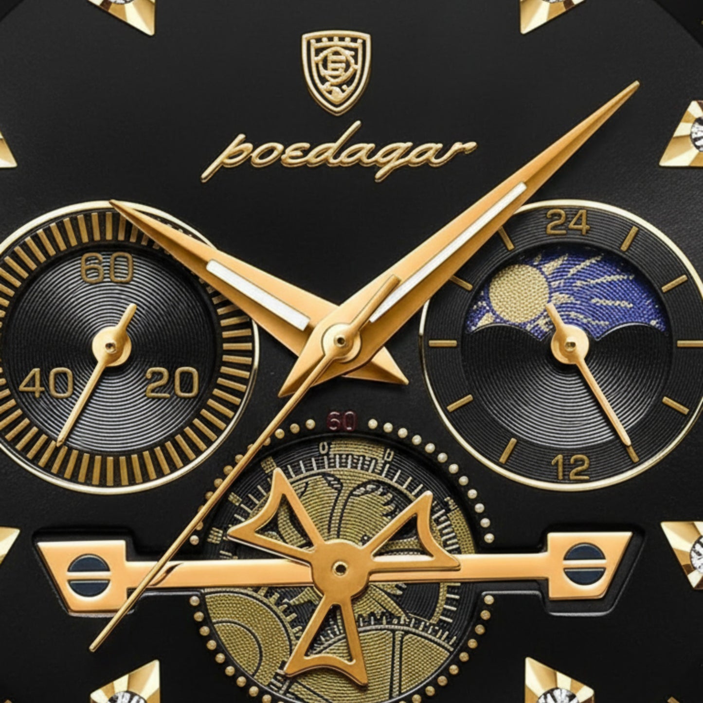 Poedagar Fusion – Black Dial Golden Edition