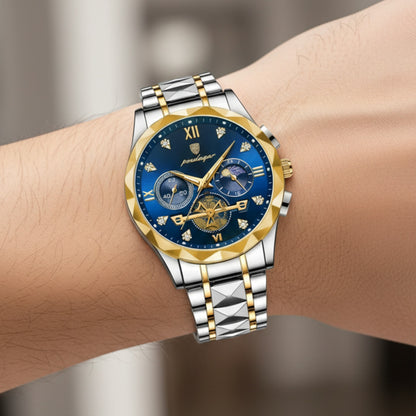 Poedagar Fusion – Blue Dial Gold Edition