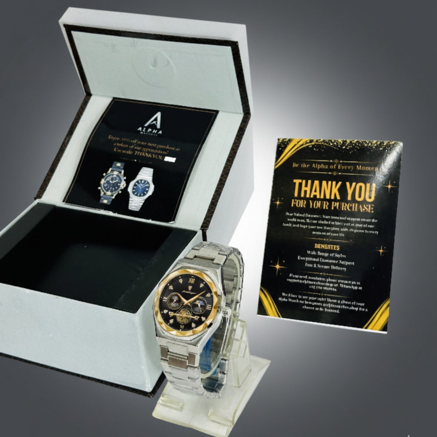 Poedagar Fusion – Black Dial Golden Edition