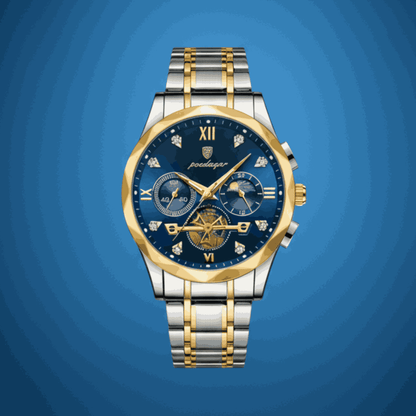 Poedagar Fusion – Blue Dial Gold Edition