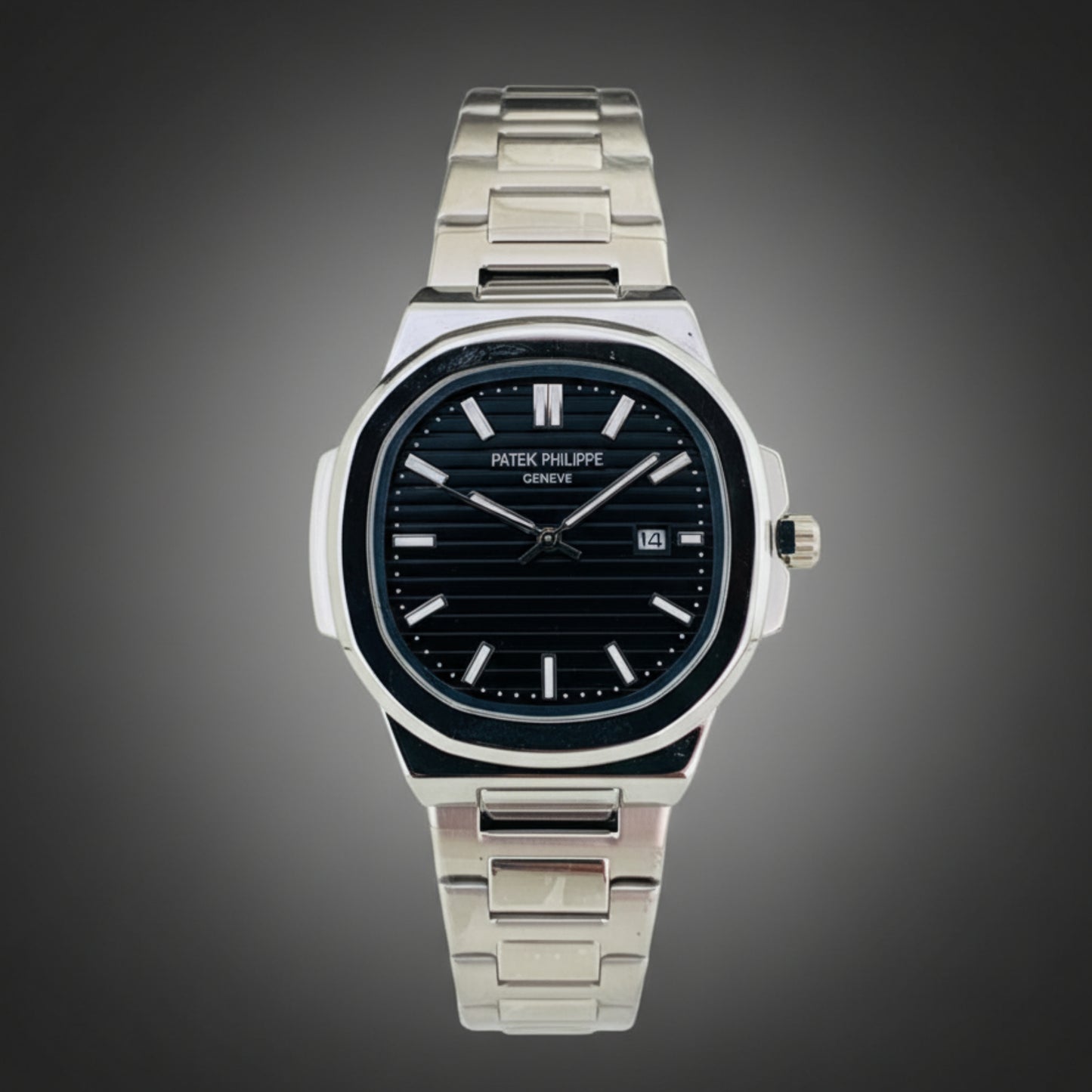 Nautilus Elite – Black Dial Silver Edition