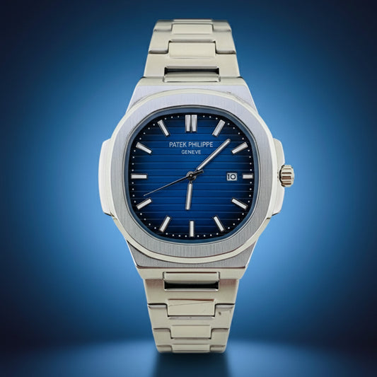 Nautilus Elite – Blue Dial Silver Edition