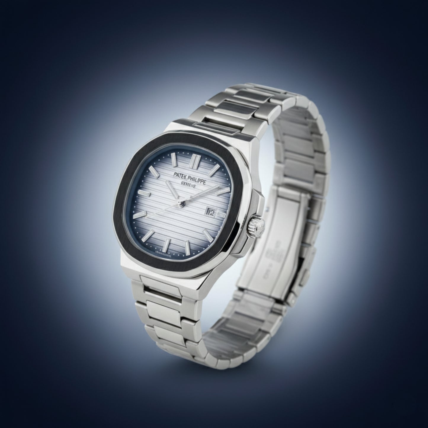 Nautilus Elite – Smoky White Dial Silver Edition