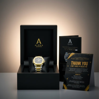Alpha Nautilus – Two-Tone Luxury Men’s Watch