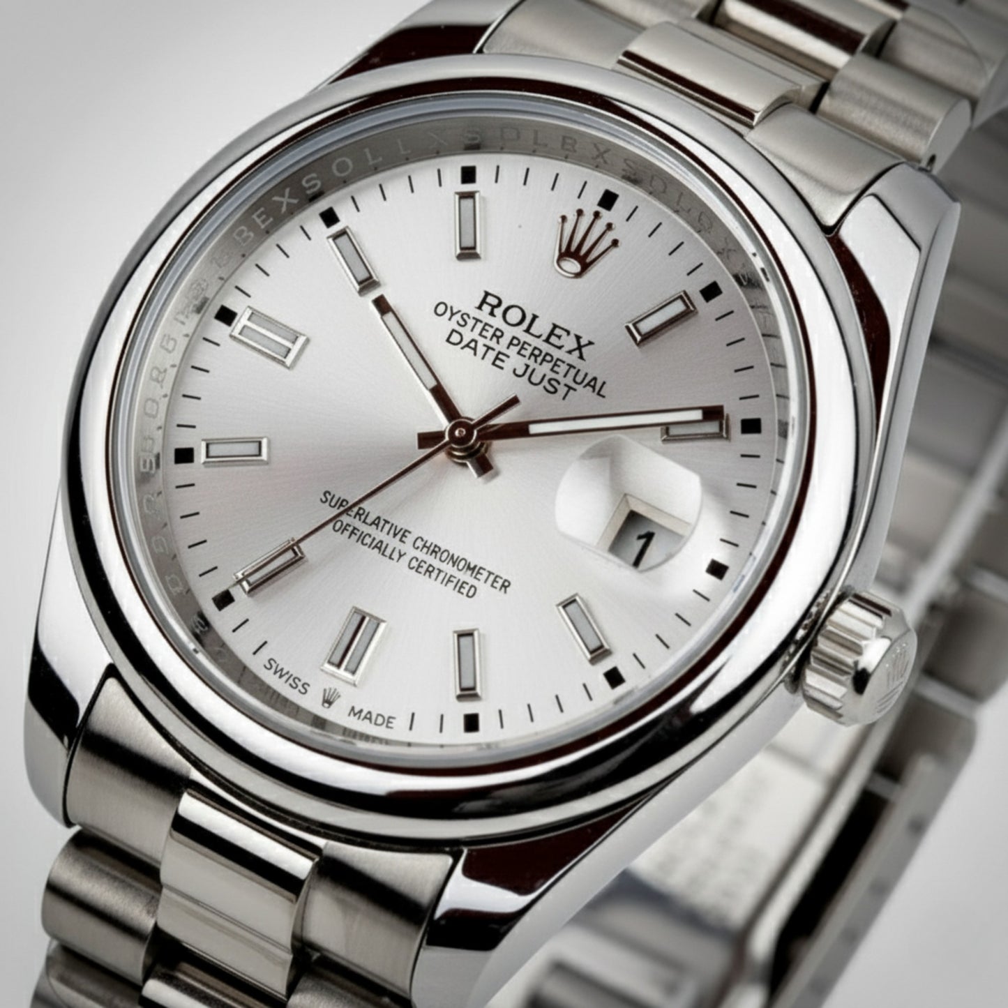 Alpha Prestige – Silver Steel Men’s Watch