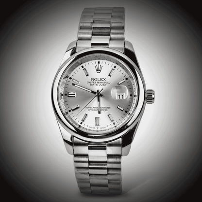 Alpha Prestige – Silver Steel Men’s Watch