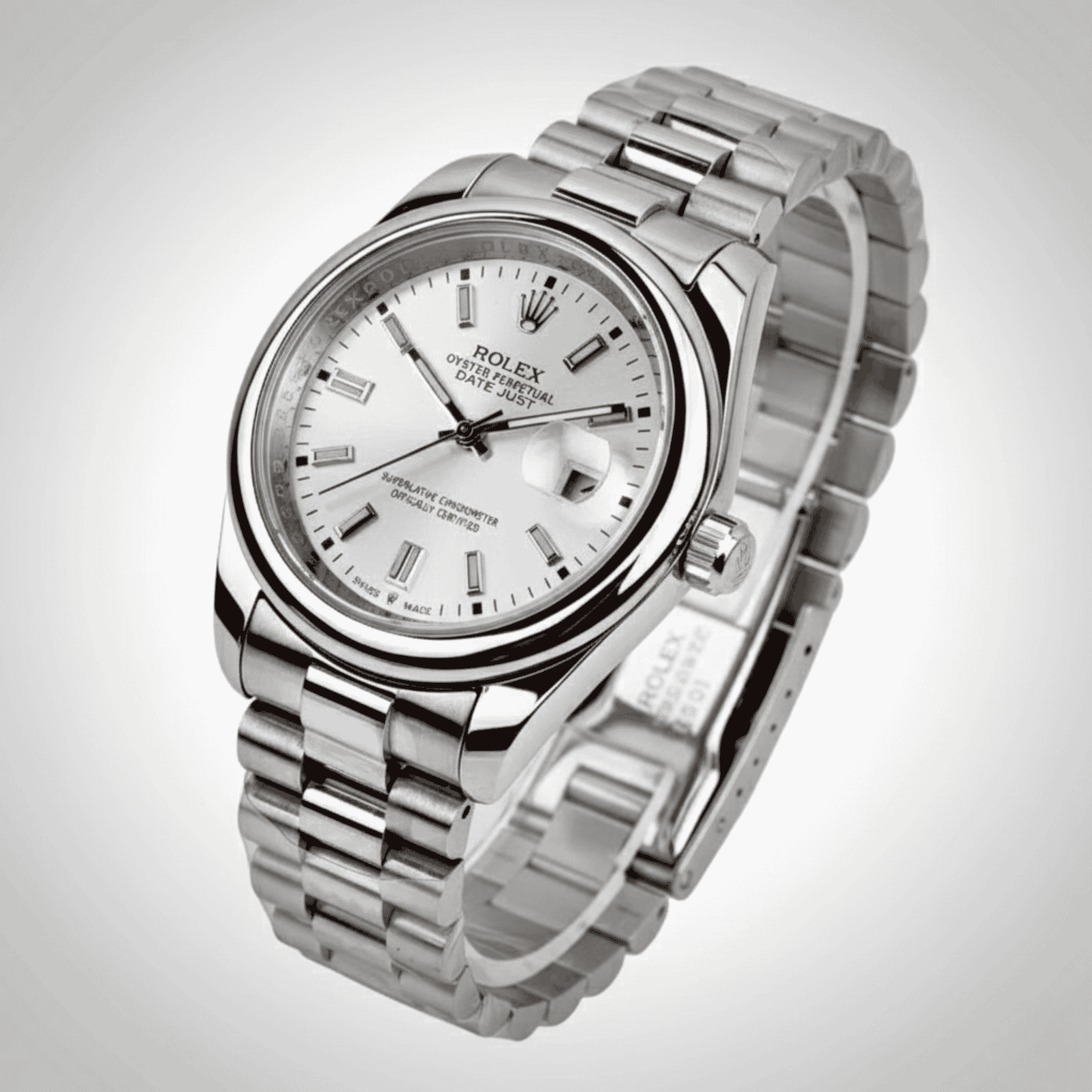 Alpha Prestige – Silver Steel Men’s Watch