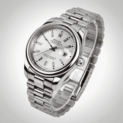 Alpha Prestige – Silver Steel Men’s Watch