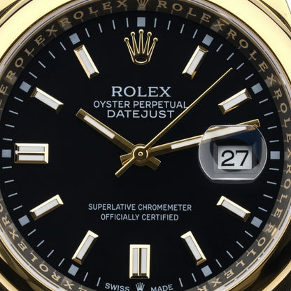 Alpha Signature Gold – Black Dial Luxury Stainless Steel Watch