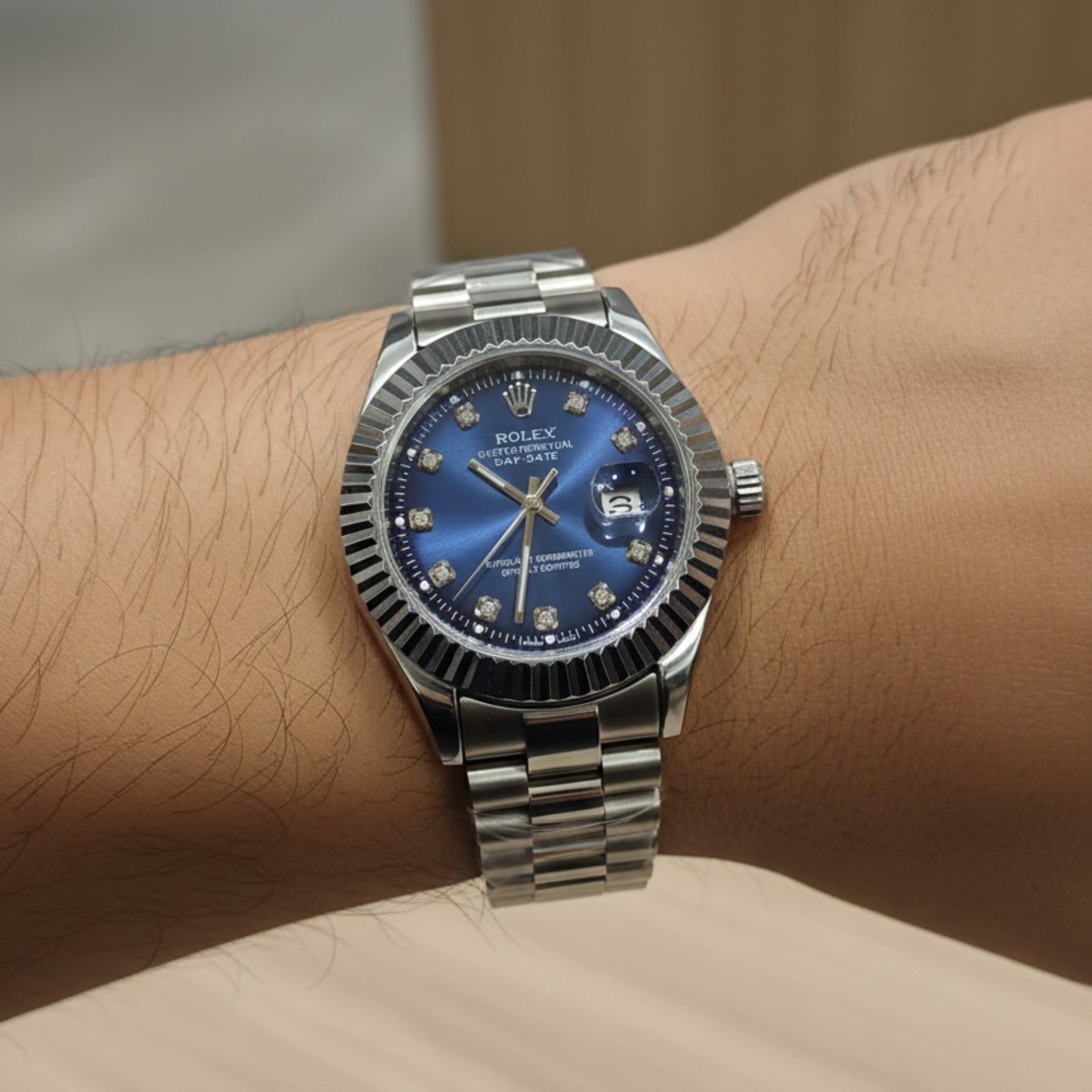 Premium Royal Blue Luxury Watch