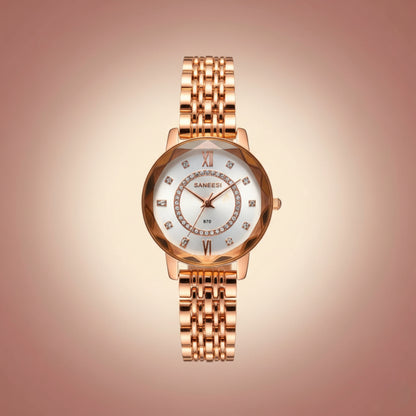 Saneesi Luxury Women’s Rose Gold Watch