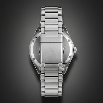 SuccessWay Classic Men’s Watch – Black Dial & Silver Body