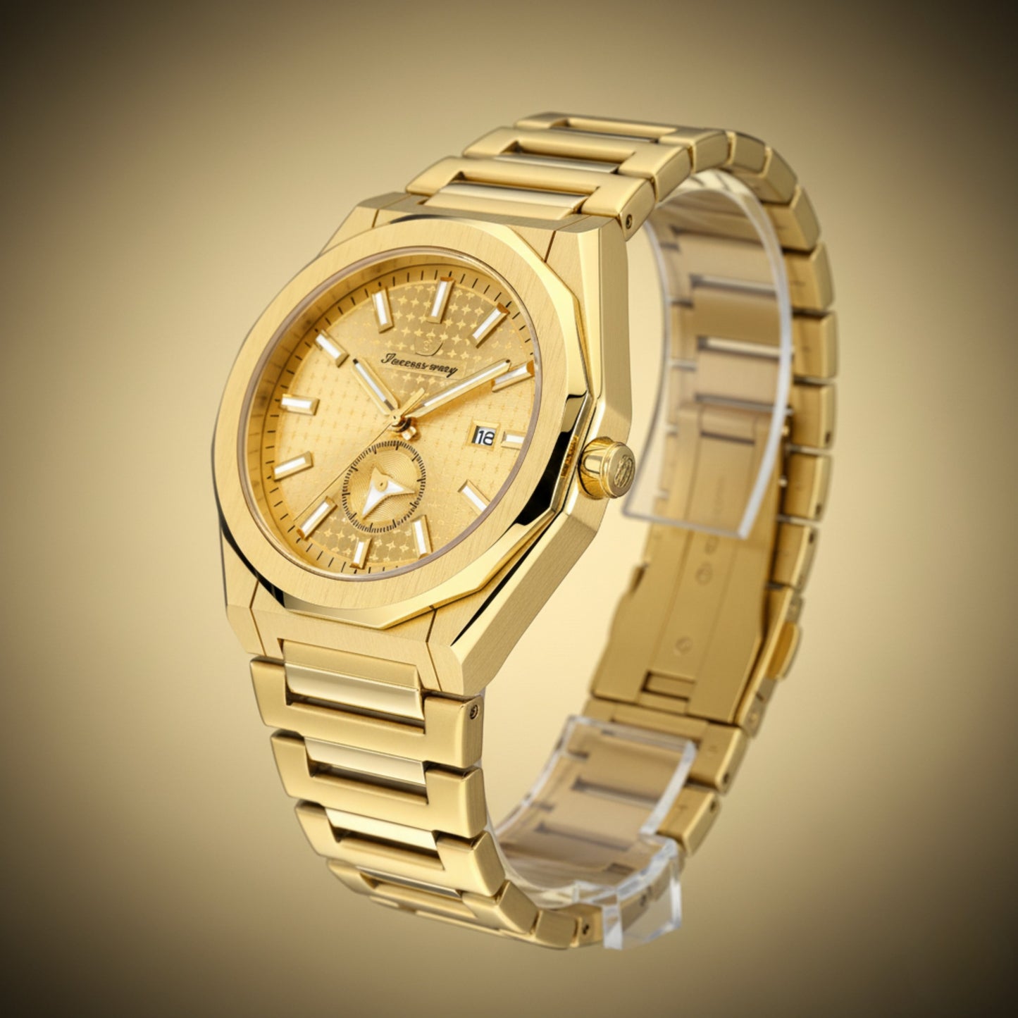 SuccessWay Men’s Watch – Full Golden Edition