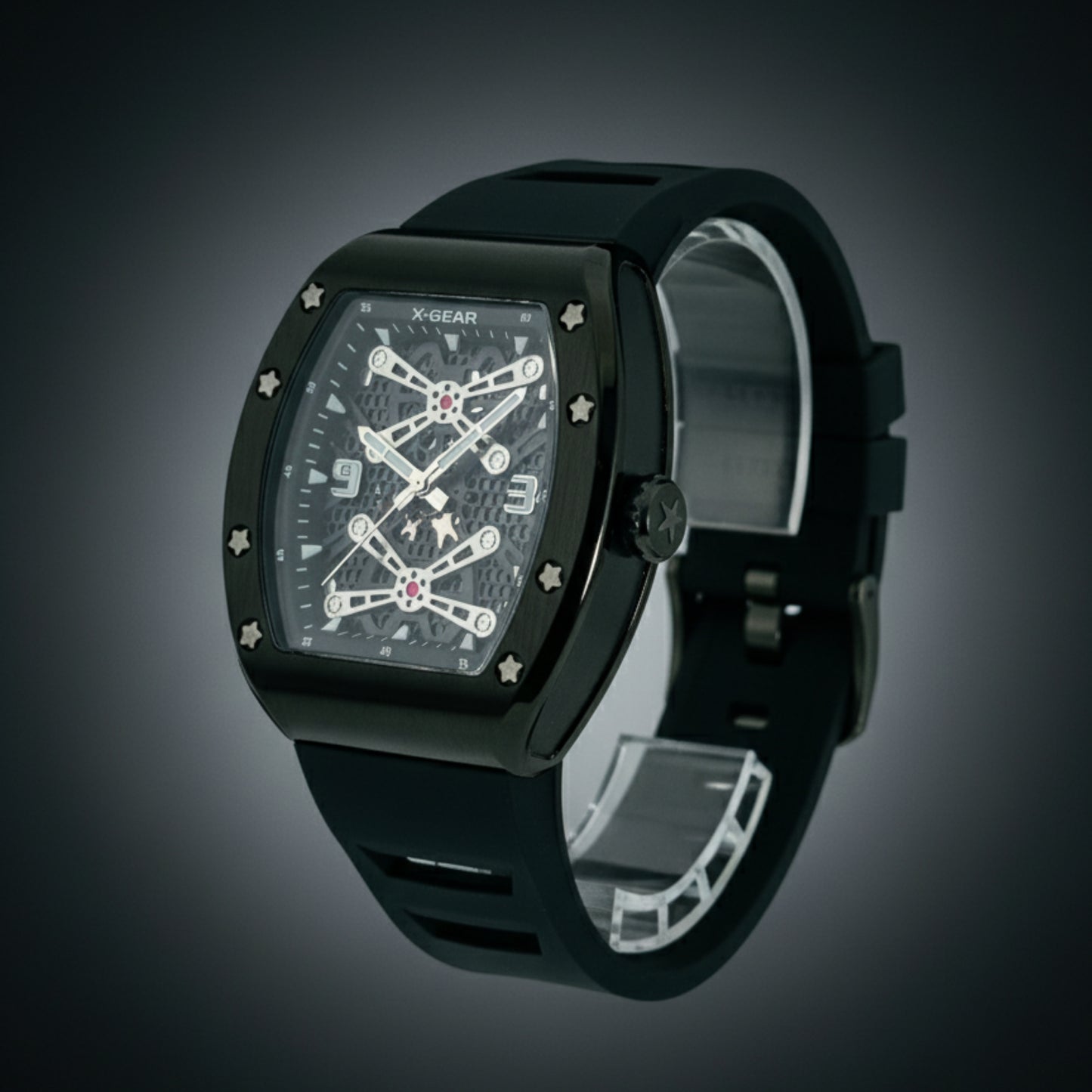 Alpha X-Gear – Skeleton Dial Sport Luxury Watch
