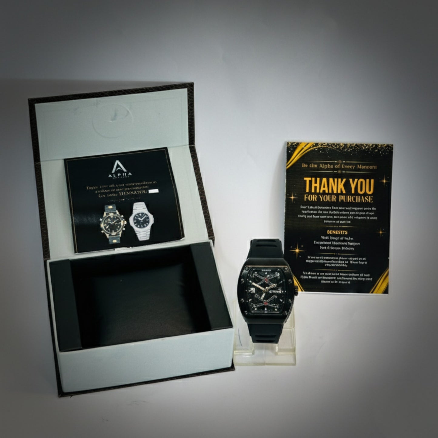 Alpha X-Gear – Skeleton Dial Sport Luxury Watch