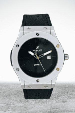 Hublot Classic Fusion Quartz – Luxury Men's Watch | Stainless Steel & Leather Strap