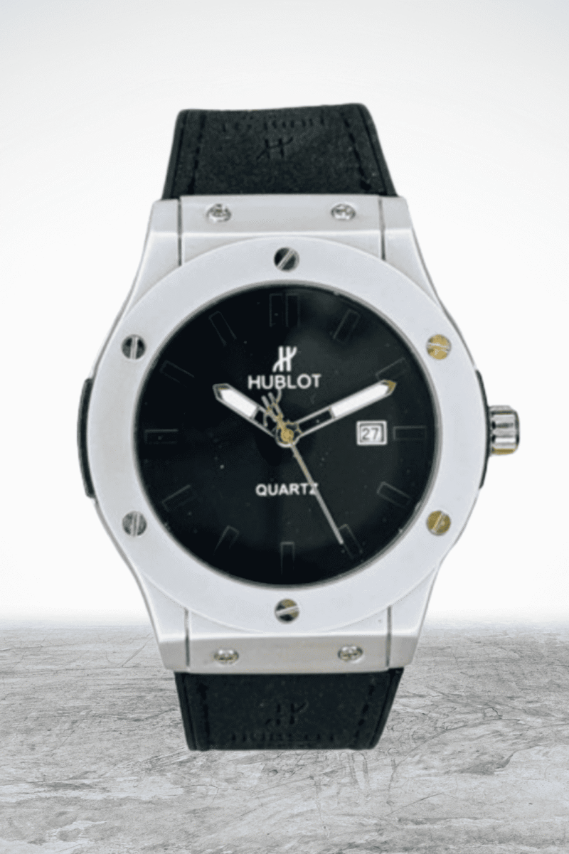 Hublot Classic Fusion Quartz – Luxury Men's Watch | Stainless Steel & Leather Strap