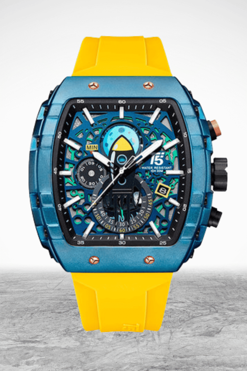 T5 Sports Chronograph – Bold & Stylish Watch for Men | Durable Silicone Strap
