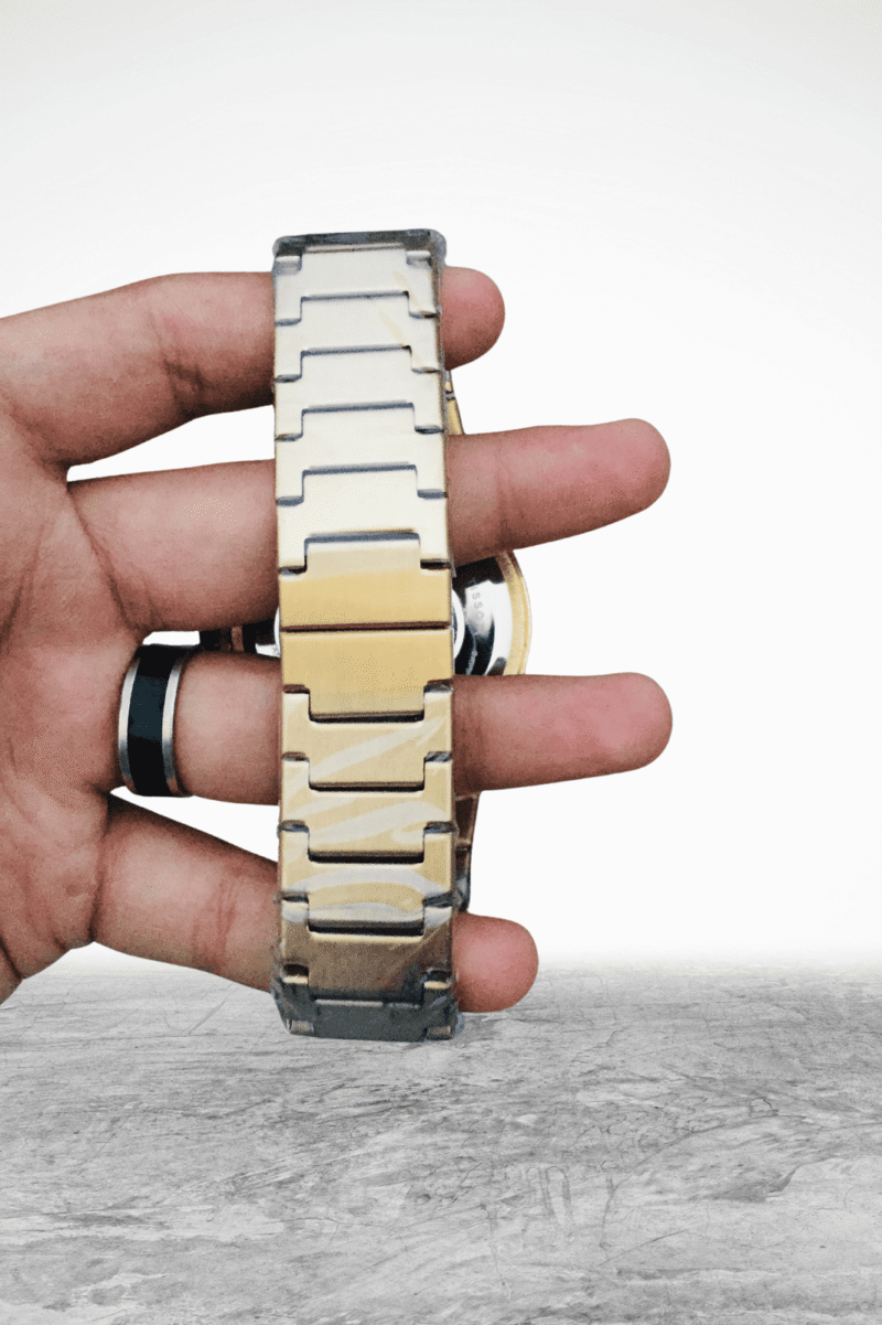 Tissot Gold Stainless Steel Men's Watch – Luxury Quartz Timepiece - Image 3