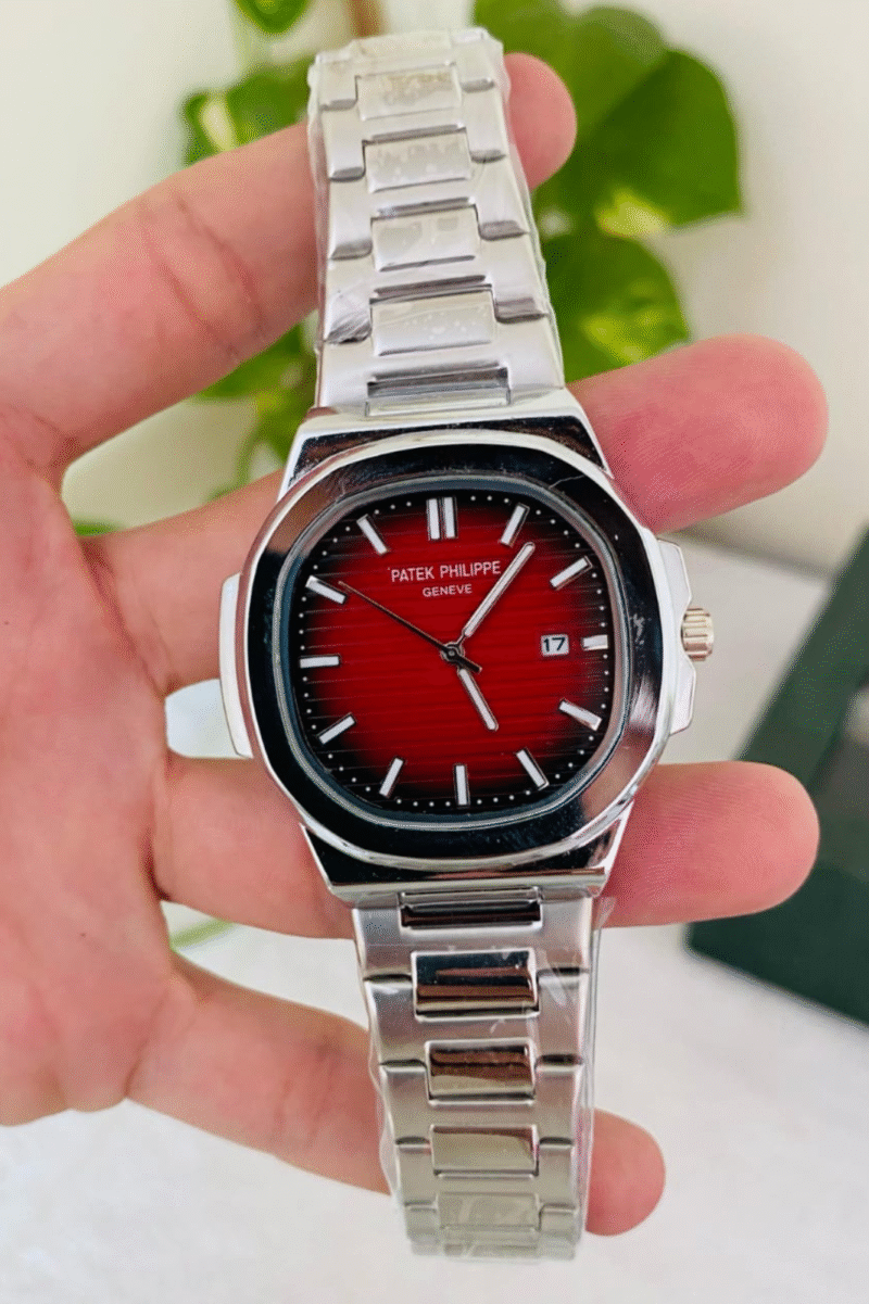 Patek Philippe-Inspired Nautilus Luxury Watch - Stainless Steel Strap - 7 Color Options | Alpha Watches - Image 4