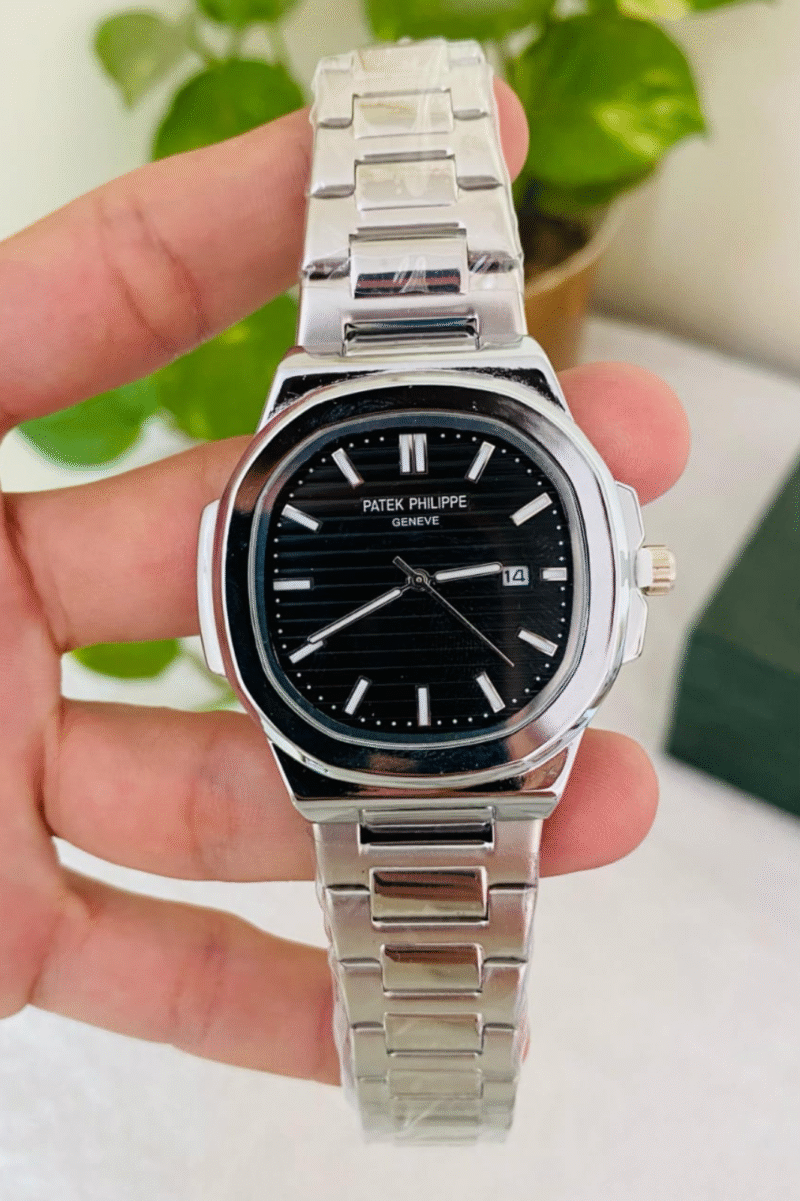 Patek Philippe-Inspired Nautilus Luxury Watch - Stainless Steel Strap - 7 Color Options | Alpha Watches - Image 3