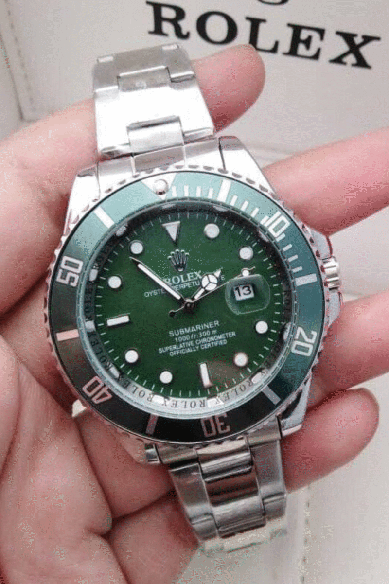 Rolex Submariner-Inspired Luxury Diver Watch | Blue,Green and black Dial | Alpha Watches - Image 12