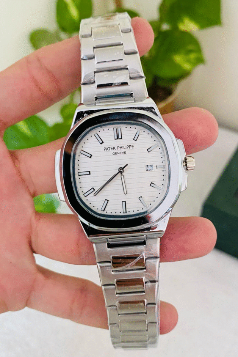 Patek Philippe-Inspired Nautilus Luxury Watch - Stainless Steel Strap - 7 Color Options | Alpha Watches