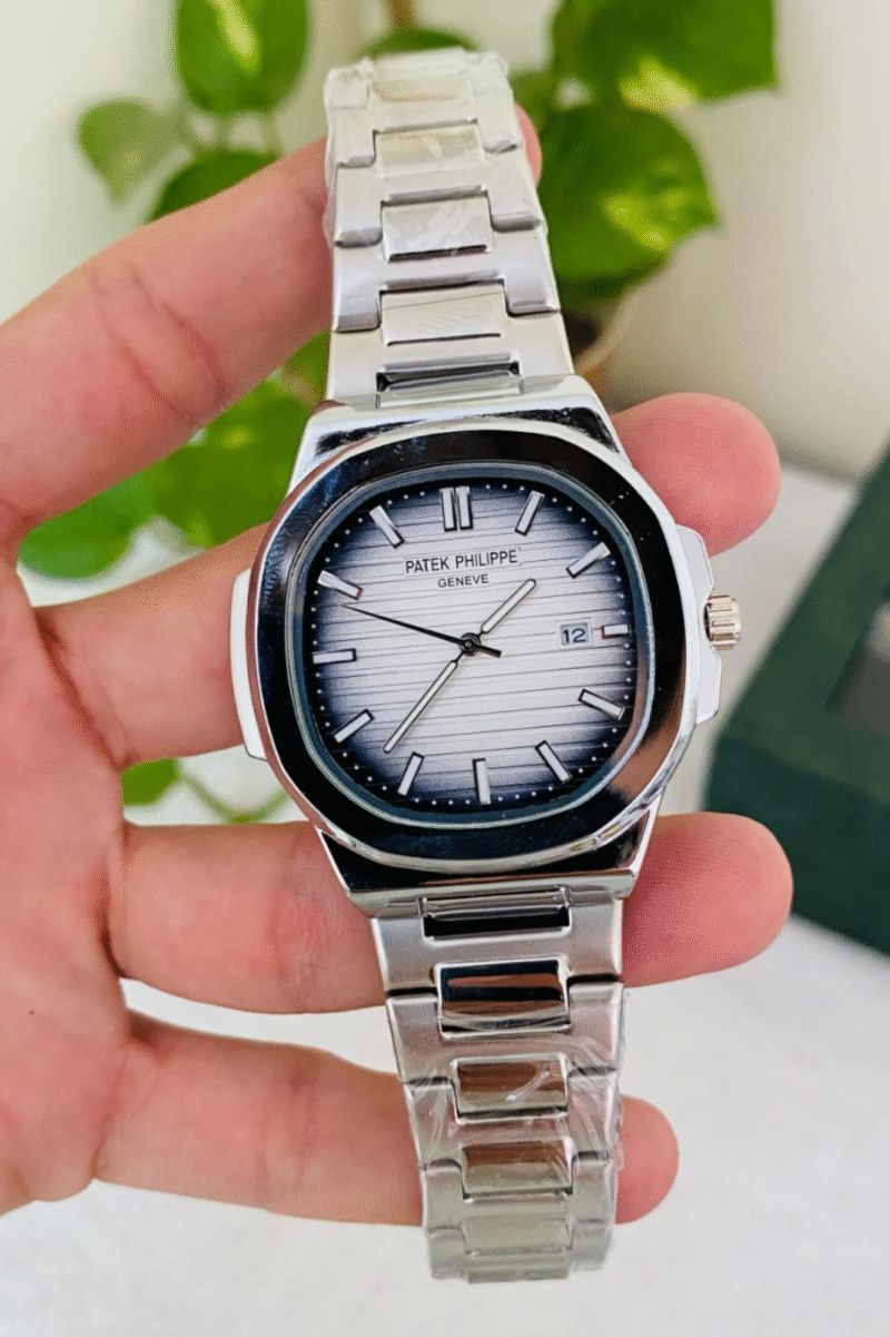 Patek Philippe-Inspired Nautilus Luxury Watch - Stainless Steel Strap - 7 Color Options | Alpha Watches - Image 2